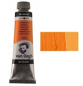Фарба олійна, Кадмій оранжевий 211, 40 мл, Ван Гог (Van Gogh)