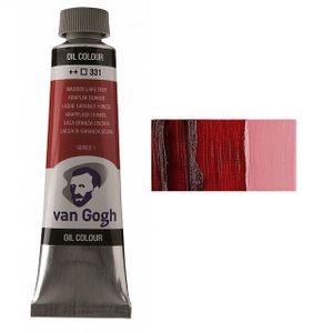Фарба олійна, Мареновий червоний темний 331, 40 мл, Ван Гог (Van Gogh)