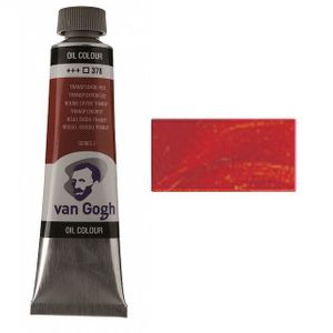 Фарба олійна,  Прозорий окис червоний 378, 40 мл, Ван Гог (Van Gogh)