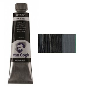 Краска масляная, Сажа газовая 702, 40 мл, Ван Гог (Van Gogh)