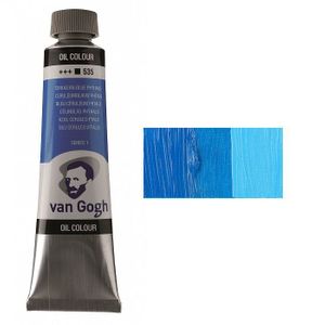 Краска масляная, Церулеум голубой ФЦ 535, 40 мл, Ван Гог (Van Gogh)