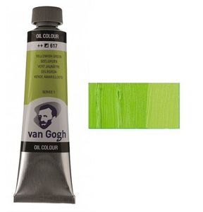 Фарба олійна, Жовтувато-зелений 617, 40 мл,  Ван Гог (Van Gogh)