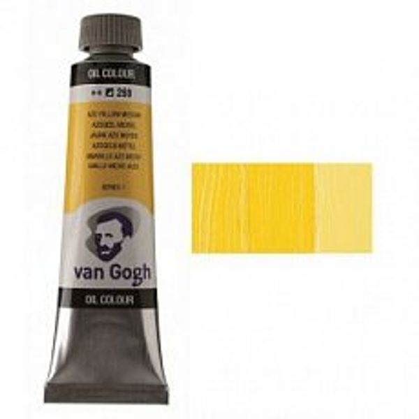 Краска масляная, AZO Желтый средний 269, 40 мл, Ван Гог (Van Gogh)