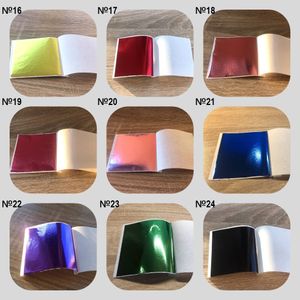 Набір №3 дзеркальної кольорової поталі 9 кол по 3 арк для дизайна