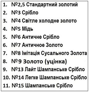 Набор №2 зеркальной потали "Золото-серебро" 11 цв по 2 листа для дизайна