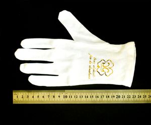 Перчатки позолотчика с золотым логотипом, размер L, PG