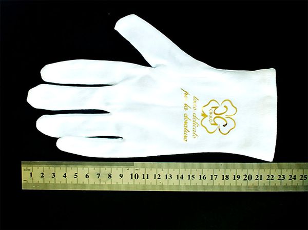 Рукавички позолотника з золотим логотипом, розмір M, PG
