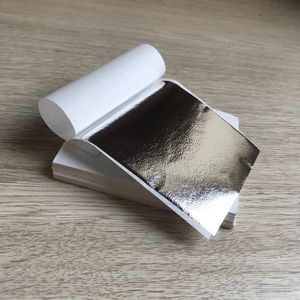 Зеркальная поталь, №3 Серебряный, 100 шт, 80х85 мм