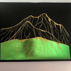 Акрилова фарба металік, №110 Золото екстра, 70 мл, Water Based Gilding Paint, Каденс (Cadence)