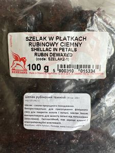 Шелак рубіновий темний, Польща, 100 гр, Ренесанс (Renessans)