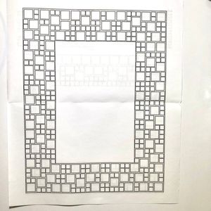 Набор мозаики Folia Mosaic-Kit 800 шт, 2 рамки, скотч, схема