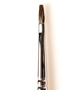 Кисть плоская, белка, длинная ручка 1422, Roubloff в ассортименте