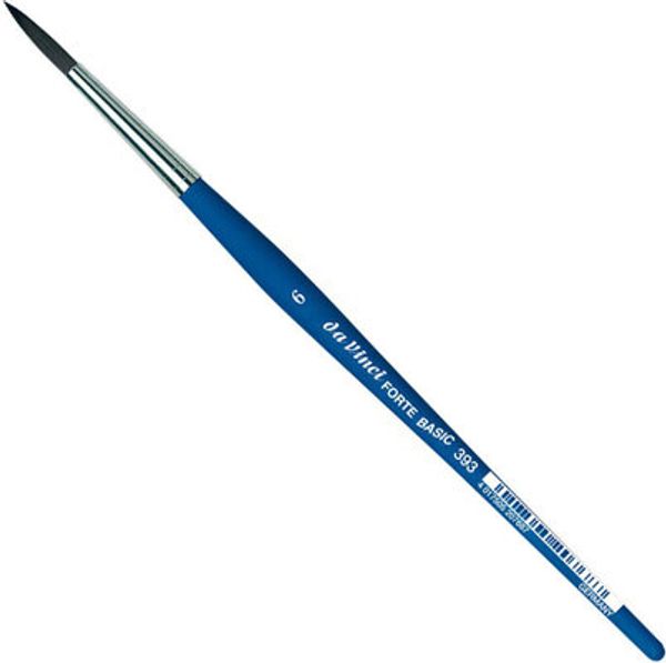 Кисть круглая синт. упругая, №6, Forte Basic 393, ДаВинчи (da Vinci)