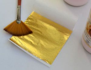 Зеркальная поталь №2.0 Насыщенный жёлтый золотой, 25 листов, 80 на 85 мм