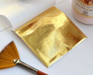 Зеркальная поталь, №2.5 Стандартный золотой, 1 лист, 80 на 85 мм