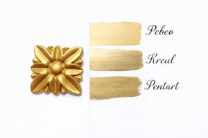 Жидкая поталь краска Золото, 100 мл, ORO DI BASE PG, (не темнеет)